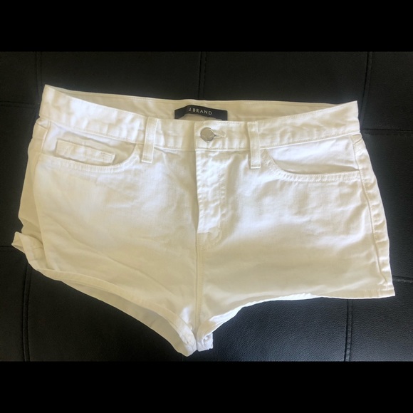 J brand white idol high rise hot pant shorts - Picture 1 of 2